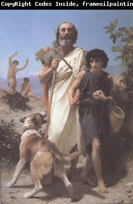 Adolphe William Bouguereau Homer and His Guide (mk26)
